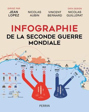 Couverture du livre « Infographie de la Seconde Guerre mondiale » de  aux éditions Perrin