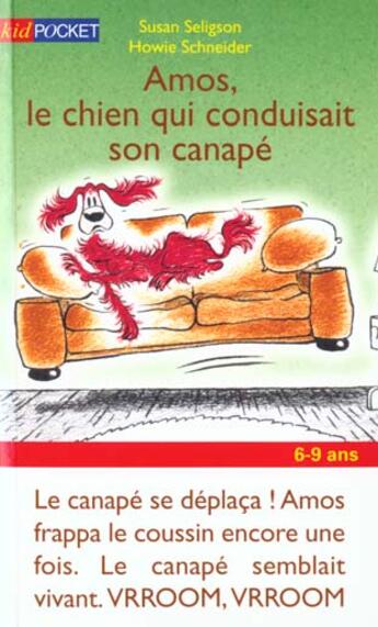 Couverture du livre « Amos Le Chien Conduisait Sur Canape » de Susan Seligson aux éditions Pocket Jeunesse