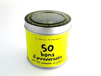 Couverture du livre « 50 bons d'anniversaire » de Petronille aux éditions Marabout