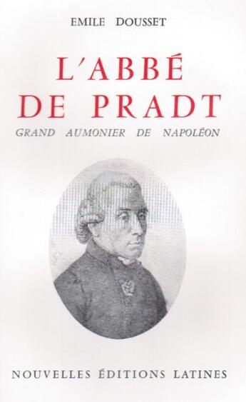 Couverture du livre « L'abbé de Pradt » de Emile Doucet aux éditions Nel