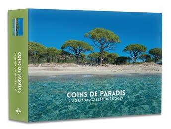 Couverture du livre « Agenda calendrier ; coin de paradis (édition 2021) » de  aux éditions Hugo Image