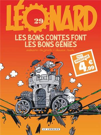 Couverture du livre « Léonard Tome 29 : Les bons contes font les bons génies » de De Groot et Turk aux éditions Lombard