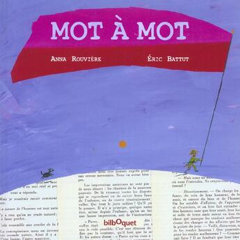 Couverture du livre « Mot a mot » de Rouviere/Battut Eric aux éditions Bilboquet