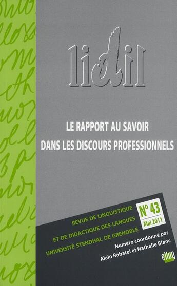 Couverture du livre « LIDIL » de Rab Blanc Nathalie aux éditions Uga Éditions