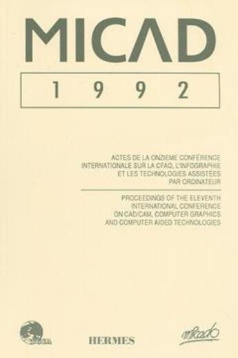 Couverture du livre « Micad 1992 (en 2 volumes) » de  aux éditions Hermes Science Publications