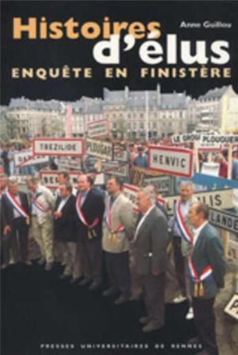 Couverture du livre « Histoire d'élus : enquête en Finistère » de  aux éditions Pu De Rennes