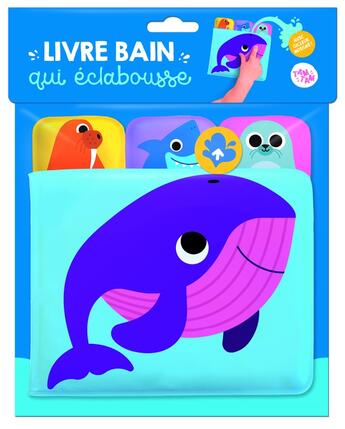 Couverture du livre « Baleine livre bain » de  aux éditions Editions Tam Tam