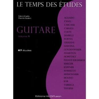 Couverture du livre « Le temps des études ; guitare » de Guillem et Khalifa aux éditions Hit Diffusion