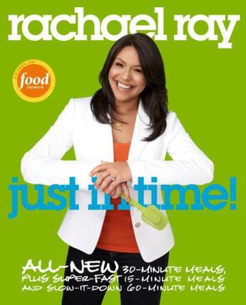 Couverture du livre « Rachael Ray: Just in Time » de Ray Rachael aux éditions Epagine