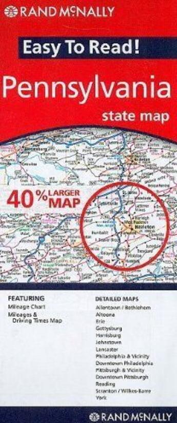 Couverture du livre « Pennsylvania » de  aux éditions Rand Mc Nally