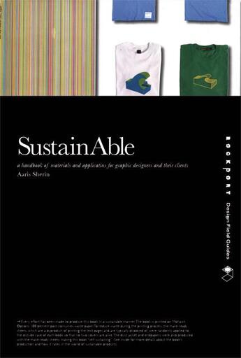 Couverture du livre « Sustainable design field guides » de Sherin Aaris aux éditions Rockport