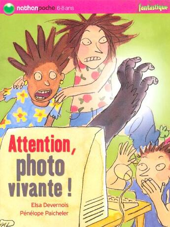 Couverture du livre « Attention photo vivante » de Devernois/Paicheler aux éditions Nathan