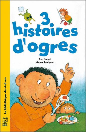 Couverture du livre « 3 histoires d'ogres » de  aux éditions Lito