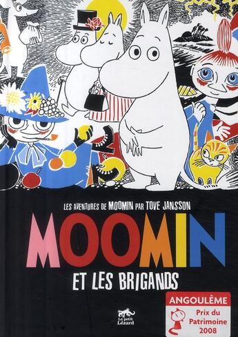 Couverture du livre « Les aventures de Moomin : Moomin et les brigands » de Tove Jansson aux éditions Le Lezard Noir