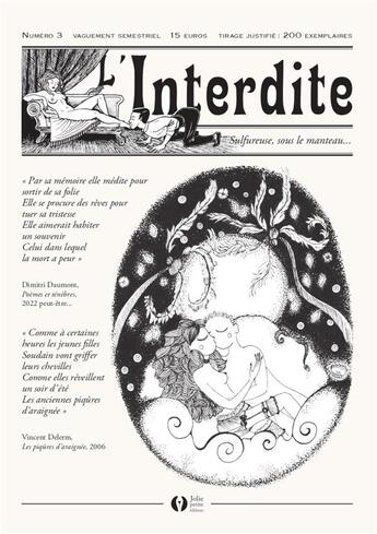 Couverture du livre « L'interdite - troisieme numero - un souvenir d'ete » de  aux éditions Jolie Petite Edition