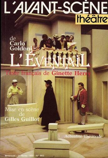 Couverture du livre « L'eventail » de Goldoni/Carlo aux éditions Avant-scene Theatre