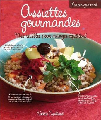Couverture du livre « Assiettes gourmandes » de V Cupillard aux éditions Prat