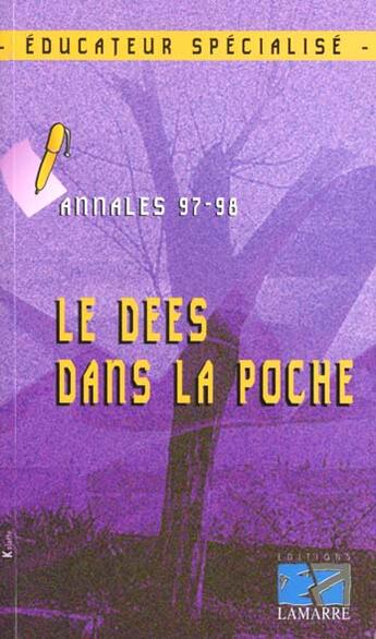 Couverture du livre « Dees dans la poche 97 » de  aux éditions Ash