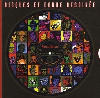 Couverture du livre « Disques et bandes dessinée » de Decker aux éditions Des Accords