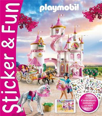 Couverture du livre « Playmobil princesses » de  aux éditions Book'n'app