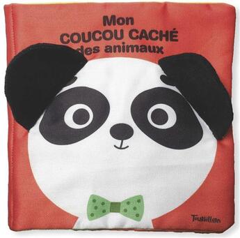 Couverture du livre « Coucou cache en tissu des animaux » de Isabel Aniel aux éditions Tourbillon