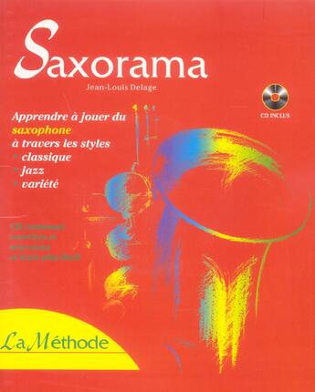 Couverture du livre « Saxorama - la methode avec cd » de Hit aux éditions Hit Diffusion