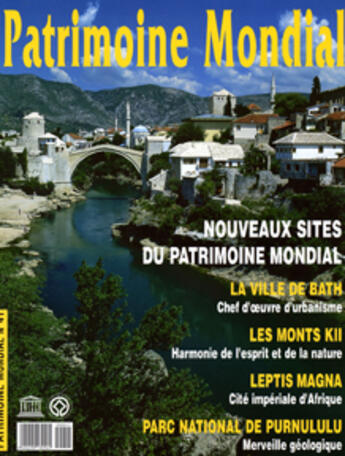 Couverture du livre « Patrimoine mondial t.41 ; nouveaux sites du patrimoine mondial » de  aux éditions Unesco