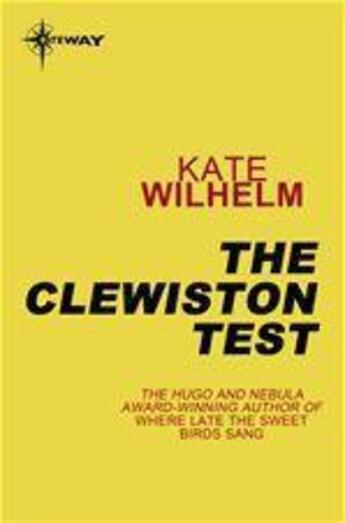 Couverture du livre « The Clewiston Test » de Kate Wilhem aux éditions Victor Gollancz