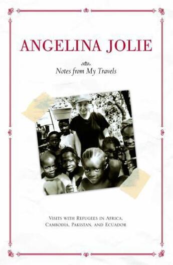 Couverture du livre « Notes from My Travels » de Jolie Angelina aux éditions Pocket Books