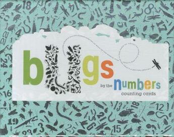 Couverture du livre « BUGS BY THE NUMBERS - COUNTING CARDS » de Sharon Werner et Sarah Forss aux éditions Blue Apple Books