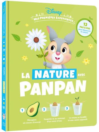 Couverture du livre « Disney Baby ; mes premières expériences ; la nature avec Panpan » de Disney aux éditions Disney Hachette