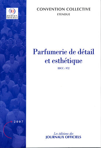 Couverture du livre « Parfumerie de détail et esthétique » de  aux éditions Documentation Francaise