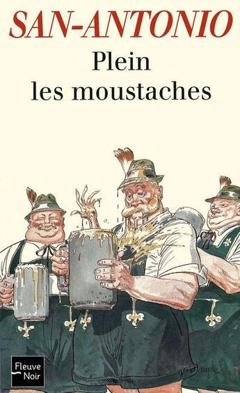 Couverture du livre « San-Antonio t.123 ; plein les moustaches » de San-Antonio aux éditions 12-21