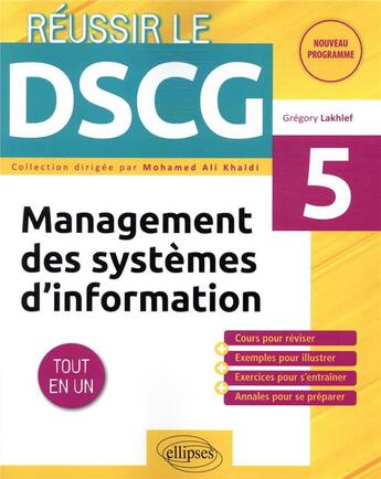 Couverture du livre « Ue5 - management des systemes d'information » de Gregory Lakhlef aux éditions Ellipses