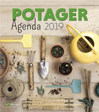 Couverture du livre « Agenda potager (édition 2019) » de  aux éditions Artemis