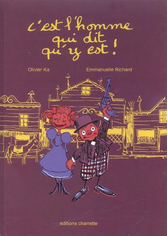 Couverture du livre « C'est l'homme qui dit qu'y est » de Bezian aux éditions Charrette