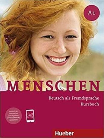 Couverture du livre « Menschen a1 kursbuch mit dvd-rom » de  aux éditions Hueber Verlag