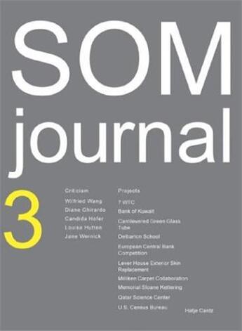 Couverture du livre « Som journal 3 » de  aux éditions Hatje Cantz