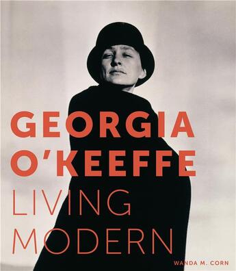 Couverture du livre « Georgia o keeffe living modern » de M.Corn Wanda aux éditions Prestel