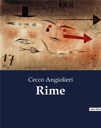 Couverture du livre « Rime » de Angiolieri Cecco aux éditions Culturea