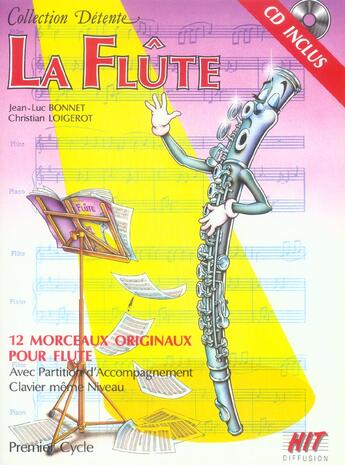 Couverture du livre « La flute avec cd » de Bonnet aux éditions Hit Diffusion