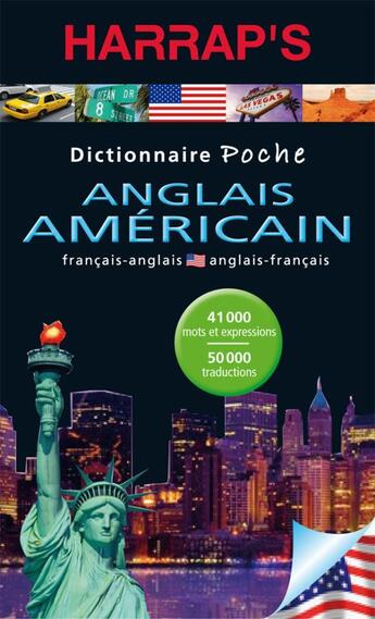 Couverture du livre « Dictionnaire Harrap's poche ; anglais américain-français /français-anglais américain » de  aux éditions Larousse