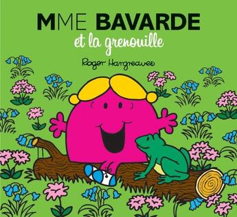 Couverture du livre « Madame Bavarde et la grenouille » de Roger Hargreaves aux éditions Hachette Jeunesse