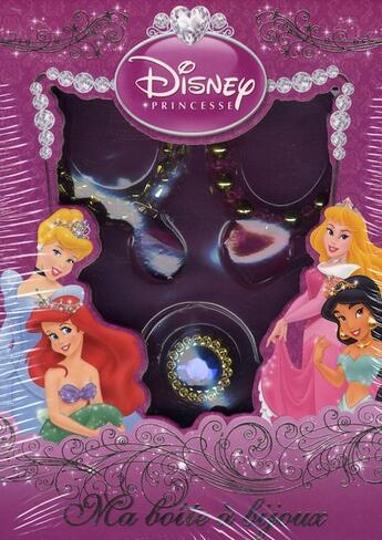 Couverture du livre « Disney Princesses ; ma boîte à bijoux » de Disney aux éditions Disney Hachette