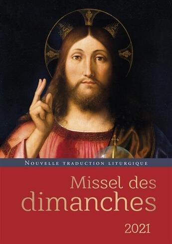 Couverture du livre « Missel des dimanches (édition 2021) » de  aux éditions Cerf