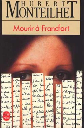 Couverture du livre « Mourir a francfort » de Monteilhet-H aux éditions Le Livre De Poche