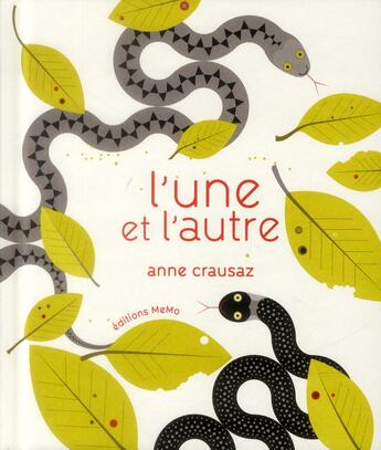 Couverture du livre « L'une et l'autre » de Anne Crausaz aux éditions Memo