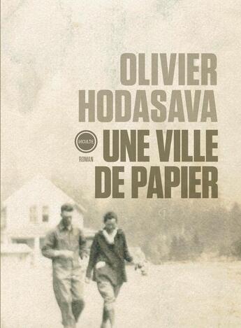 Couverture du livre « Une ville de papier » de Olivier Hodasava aux éditions Inculte