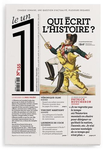 Couverture du livre « LE 1 N.155 ; qui écrit l'histoire ? » de Le 1 aux éditions Le Un