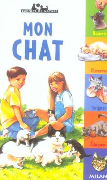 Couverture du livre « Mon Chat » de  aux éditions Milan